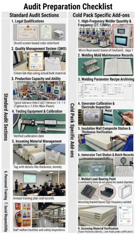 Soft Cooler Factory Audit Sjekkliste for importører Soft Cooler Factory Audit Sjekkliste for importører