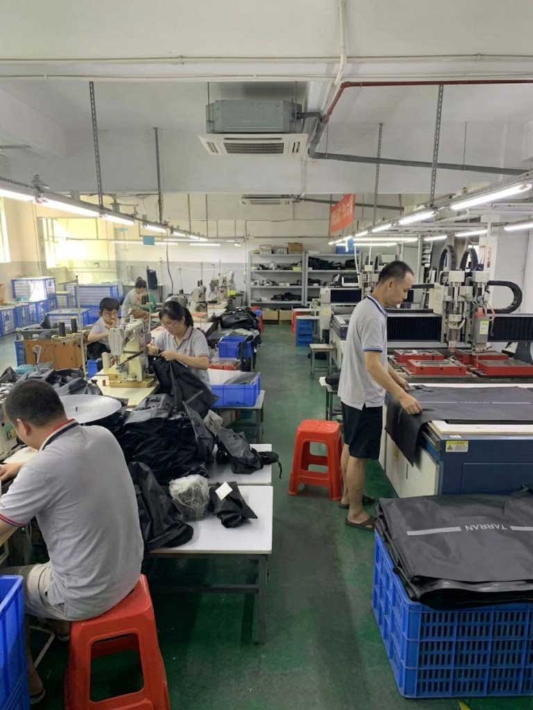 high-frequency welding line and sewing line in adjacent rooms, with many cooler builds combining both processes high-frequency welding line and sewing line in adjacent rooms, with many cooler builds combining both processes