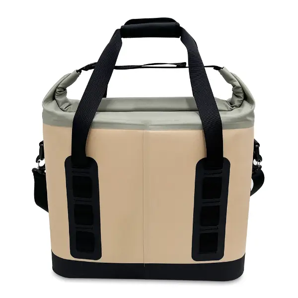 lekkasjesikker Roll-Top Soft Cooler med vanntett glidelåslomme og flaskeåpner lekkasjesikker Roll-Top Soft Cooler med vanntett glidelåslomme og flaskeåpner